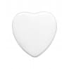 Zdjęcie nagrobkowe serce proste w sepii z białym paskiem