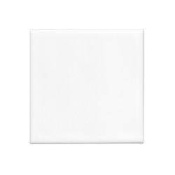 Tabliczka adresowa kwadrat motyw kwiatów - biała